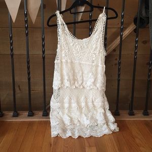 American Eagle Boho Lace Casual Dress